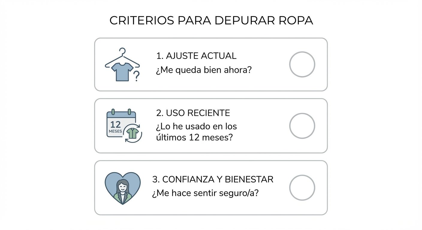 Visualizar la regla de los tres criterios