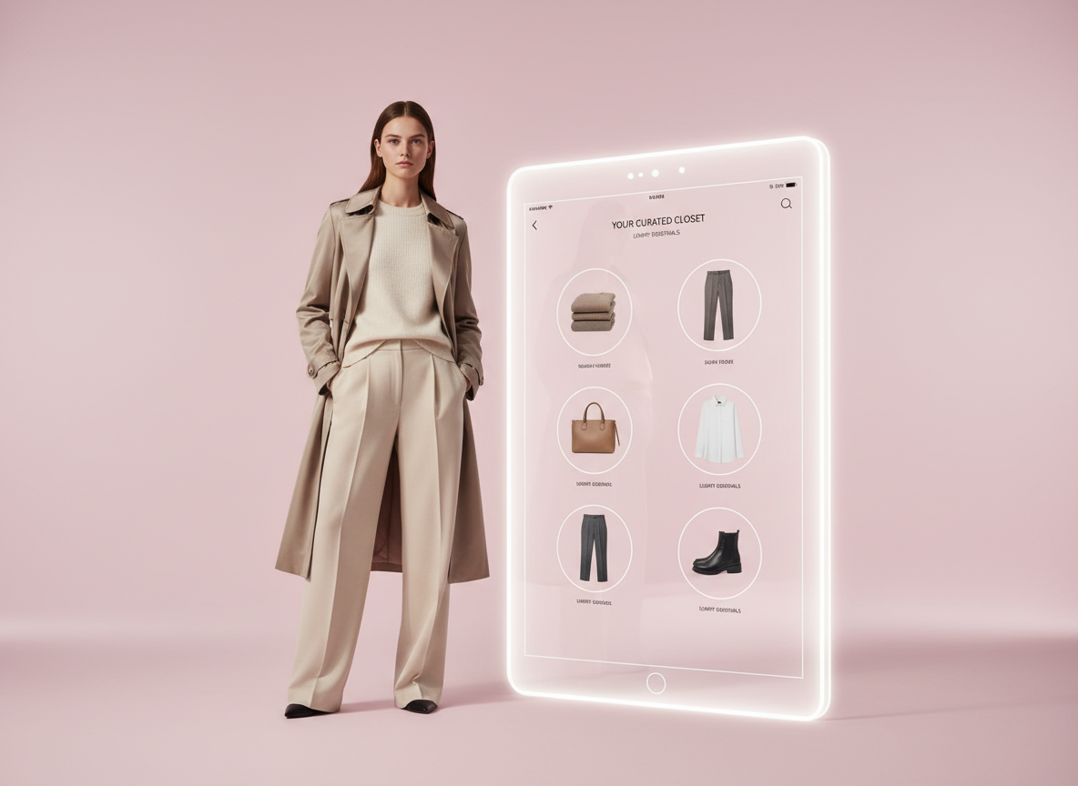 Su armario organizado