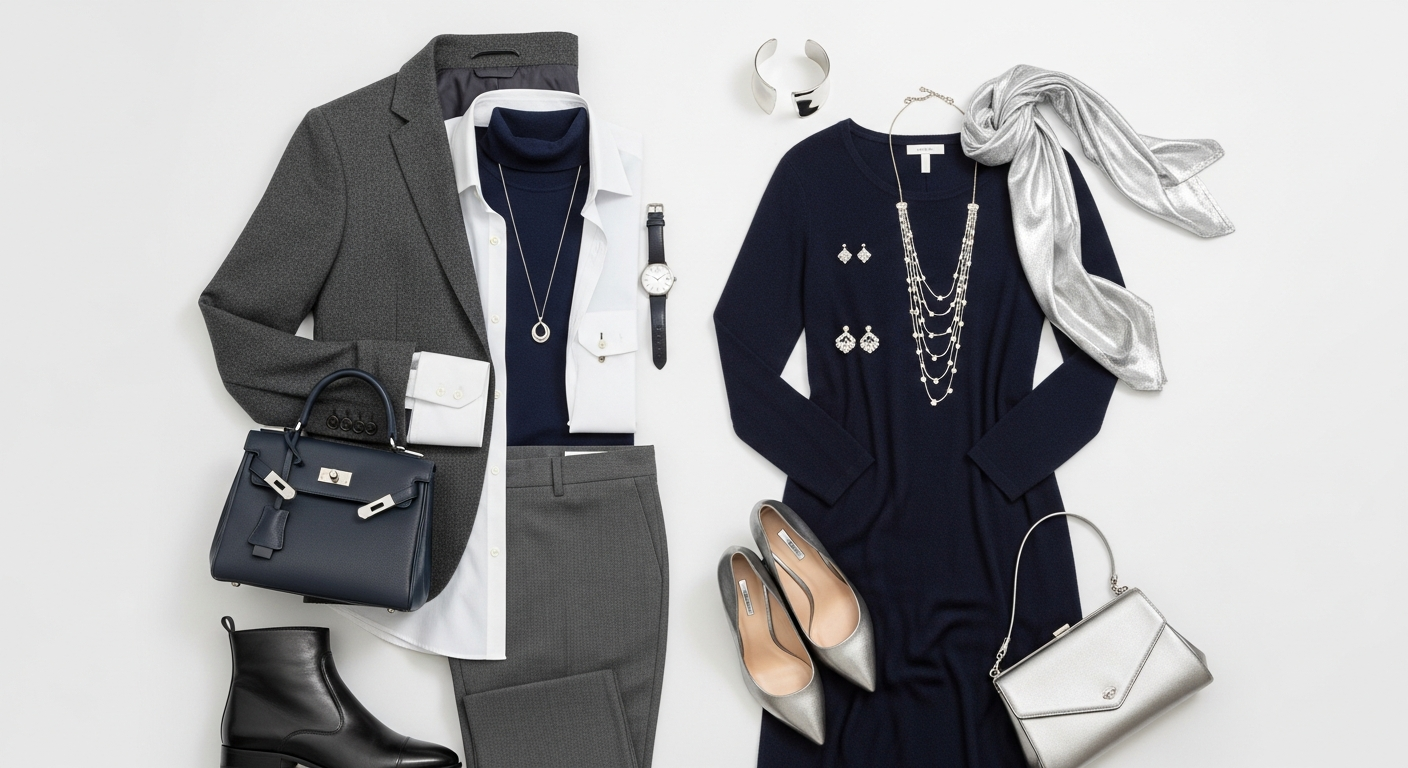 Outfits de ejemplo para invierno frío en diferentes ocasiones