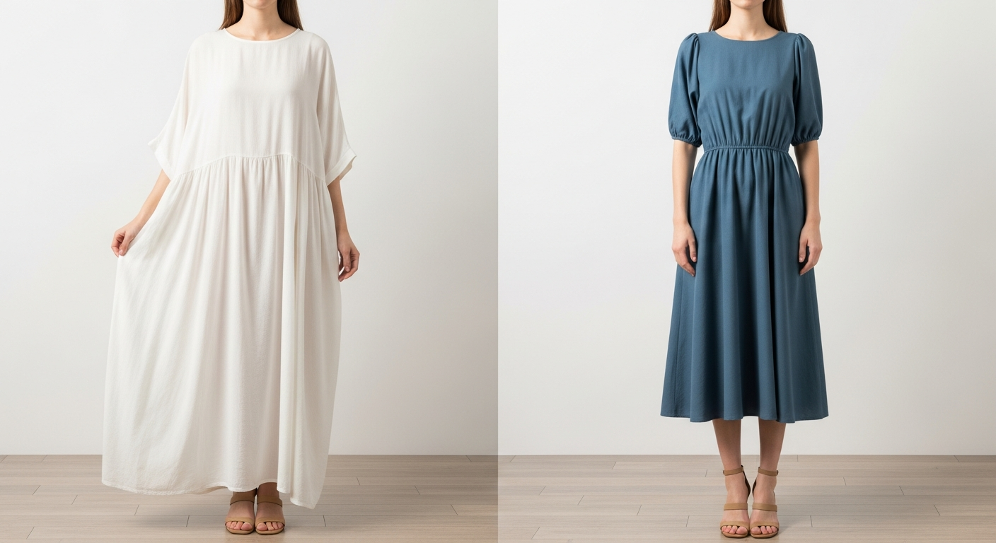 Comparación de outfits incorrectos vs correctos