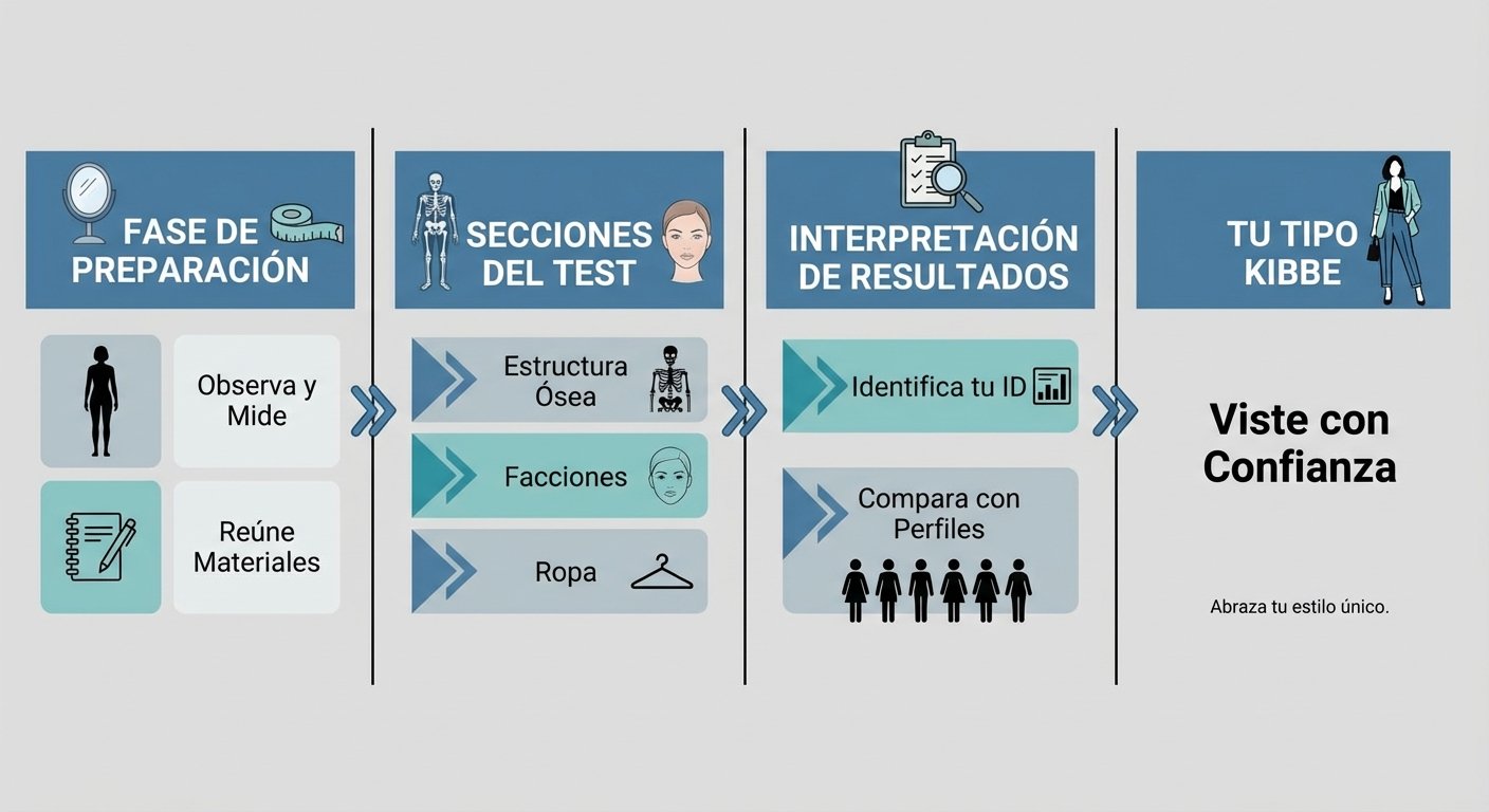 Guía visual paso a paso para realizar correctamente el test