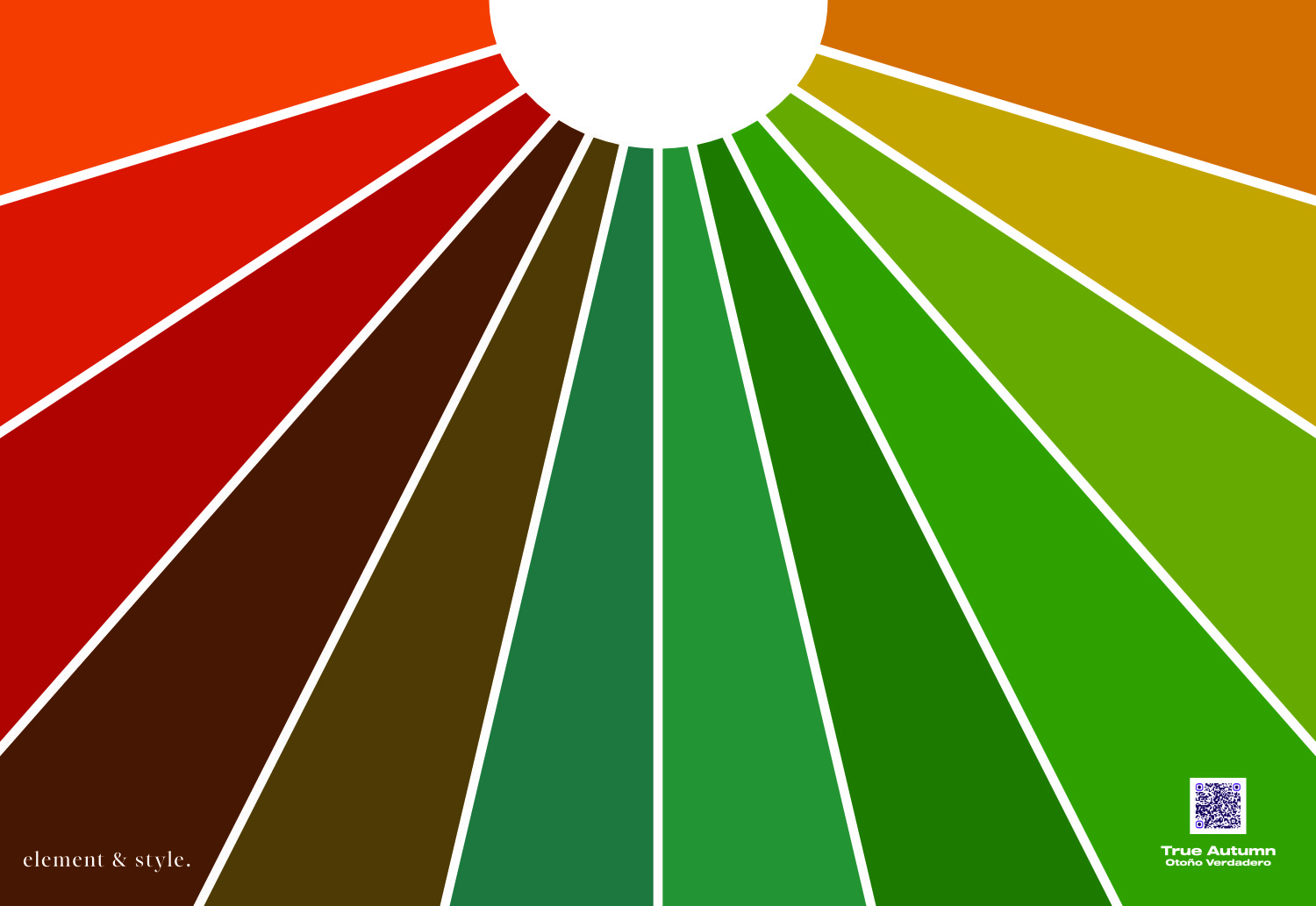 Tela sol naciente del Pack 12 Estaciones de colorimetría