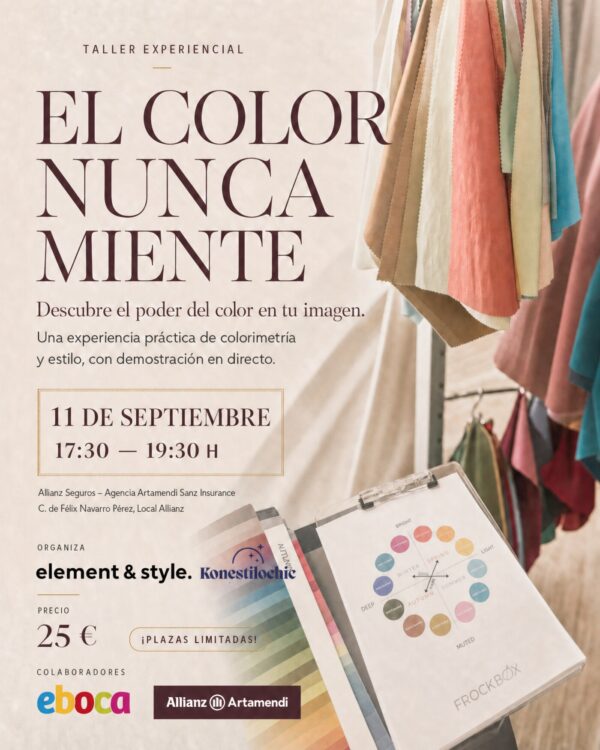 Taller El Color Nunca Miente - 11 de septiembre, Zaragoza